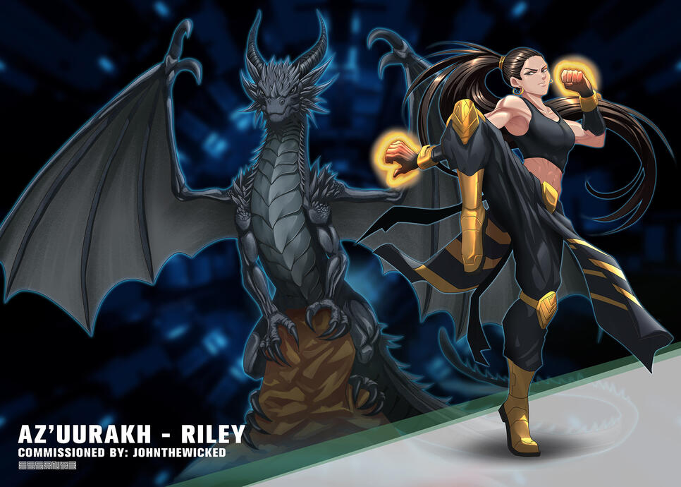 Commissioned Piece - Riley