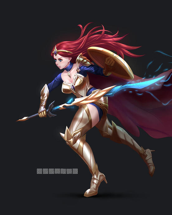 Commissioned Piece - Female Knight Unlocked